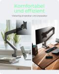 ICY BOX IB-MS523-T, Monitorständer mit Tischhalterung für einen Monitor bis zu 32" (81 cm)