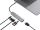 Conceptronic DONN02G laptop-dockingstation & portreplikator USB 3.2 Gen 1 (3.1 Gen 1) Type-C Aluminium