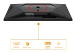 AOC G4 U27G4R Computerbildschirm 68,6 cm (27") 3840 x 2160 Pixel 4K Ultra HD LED Schwarz, Rot