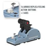 Thrustmaster TCA Quadrant Airbus Edition Schwarz, Blau USB Flugsimulation Analog / Digital PC