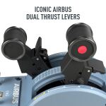 Thrustmaster TCA Quadrant Airbus Edition Schwarz, Blau USB Flugsimulation Analog / Digital PC