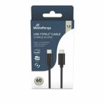 MediaRange MRCS213 USB Kabel USB 3.2 Gen 1 (3.1 Gen 1) 1,2 m USB C 5 Gbit/s 60 W Schwarz