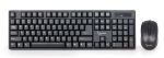 Gembird KBS-W-01 Tastatur Maus enthalten Universal RF Wireless QWERTY Englisch Schwarz