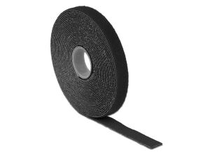 DELOCK Kabelbinder Klettverschluss 5000x13mm 1x Rol schwarz