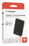 Verbatim Charge n Go Essentials 10000 mAh Kabelloses Aufladen Schwarz