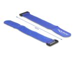 DELOCK Klett-KBI mit Schlaufe L 280 x B 38 mm 3 Stk blau