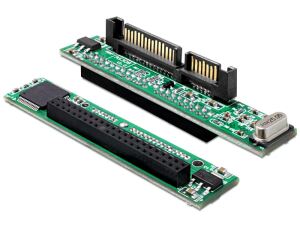 DeLOCK 61987 Kabeladapter SATA 22p IDE 44p Schwarz, Grün