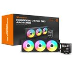 COUGAR CPU Wasserkühlung Poseidon Vistek Pro 360, ARGB, Schwarz