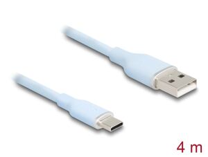 DeLOCK 81224 USB Kabel USB 2.0 4 m USB A USB C 0,48 Gbit/s Blau