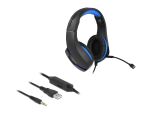 DeLOCK Gaming Headset Over-Ear mit 3,5 mm Klinkenstecker...