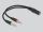 DeLOCK Gaming Headset Over-Ear mit 3,5 mm Klinkenstecker und blauem LED Licht für PC, Notebook und Spielekonsolen