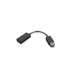 Lenovo 4X90R61023 Videokabel-Adapter 0,225 m DisplayPort HDMI Typ A (Standard) Schwarz
