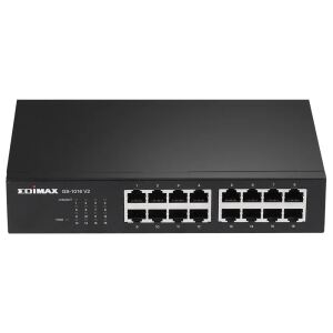 Edimax GS-1016 V2 Netzwerk-Switch Managed Gigabit Ethernet (10/100/1000) Schwarz