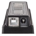 Manhattan Hi-Speed USB 2.0 Desktop Hub, 10 Ports, Stromversorgung über USB oder AC Netzadapter