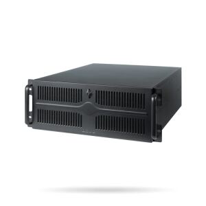 Chieftec UNC-411E-B Computer-Gehäuse Rack Schwarz, Silber 400 W