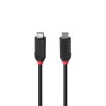 Lindy 37002 USB Kabel USB4 Gen 3x2 2 m USB C 40 Gbit/s 240 W Schwarz