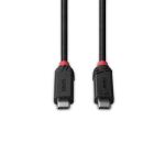 Lindy 37002 USB Kabel USB4 Gen 3x2 2 m USB C 40 Gbit/s 240 W Schwarz