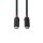 Lindy 37002 USB Kabel USB4 Gen 3x2 2 m USB C 40 Gbit/s 240 W Schwarz