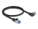 DELOCK RJ45 NWK Cat.6A S/FTP gerade/links gewinkelt 0,5 m
