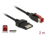 DELOCK PoweredUSB Kabel 24V St > 8Pin St 2.0m
