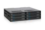 Icy Dock MB326SP-B Disk-Array 0 TB Rack (1U) Schwarz