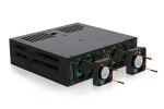 Icy Dock MB326SP-B Disk-Array 0 TB Rack (1U) Schwarz