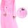 Mad Monkey 2000119 Heizdecke Elektrisch beheizter Überwurf Pink Fleece
