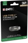 Emtec C280 USB-Stick 32 GB USB Typ-C 3.2 Gen 1 (3.1 Gen 1) Schwarz