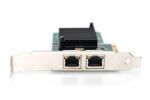 Digitus 2-Port Gigabit Ethernet Netzwerkkarte, RJ45, PCI Express, Intel Chipsatz