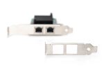 Digitus 2-Port Gigabit Ethernet Netzwerkkarte, RJ45, PCI Express, Intel Chipsatz