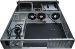 Inter-Tech IPC 2U-2098-SL Rack Schwarz