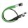 Broadcom Kabel 1x8 SFF-8654 to 2x4 SFF-8612 OCuLink 1m