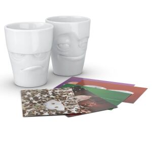 FIFTYEIGHT 350ml Becher - Grummelig Verschmitzt weiß