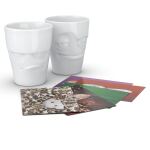FIFTYEIGHT 350ml Becher - Grummelig Verschmitzt weiß