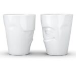 FIFTYEIGHT 350ml Becher - Grummelig Verschmitzt weiß