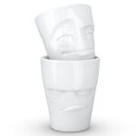 FIFTYEIGHT 350ml Becher - Grummelig Verschmitzt weiß