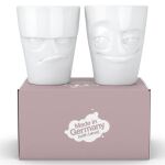 FIFTYEIGHT 350ml Becher - Grummelig Verschmitzt weiß