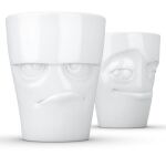 FIFTYEIGHT 350ml Becher - Grummelig Verschmitzt weiß