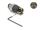 DeLOCK M8 Steckverbinder A-kodiert 3 Pin Stecker zur Montage mit Schraubanschluss