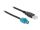 DeLOCK Kabel HSD Z Buchse zu USB 2.0 Typ-A Stecker 1 m Premium