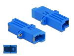 DELOCK LWL Kupplung E2000 Simplex Bu Singlemode blau