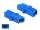 DELOCK LWL Kupplung E2000 Simplex Bu Singlemode blau