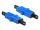 DELOCK LWL Kupplung E2000 Simplex Bu Singlemode blau