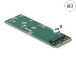 DELOCK Adapter mSATA zu M.2 Key B Slot