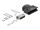 Delock MDR Stecker 36 Pin Lötanschluss mit Gehäuse