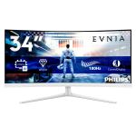 Philips Evnia 5000 34M2C5501A/00 Computerbildschirm 86,4 cm (34") 3440 x 1440 Pixel Wide Quad HD LCD Weiß