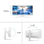 Philips Evnia 5000 34M2C5501A/00 Computerbildschirm 86,4 cm (34") 3440 x 1440 Pixel Wide Quad HD LCD Weiß