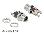 DeLOCK Steckverbinder DC 5,5 x 2,1 x 12,0 mm Buchse zum...