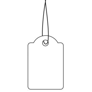 HERMA Hängeetiketten 18x28 mm mit Faden weiß 1000 St.