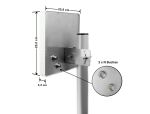 DeLOCK 5G LTE MIMO Antenne 2 x N Buchse 2,7 - 9,0 dBi direktional Wand- und Mastmontage outdoor weiß